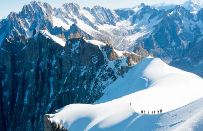 French Alps map